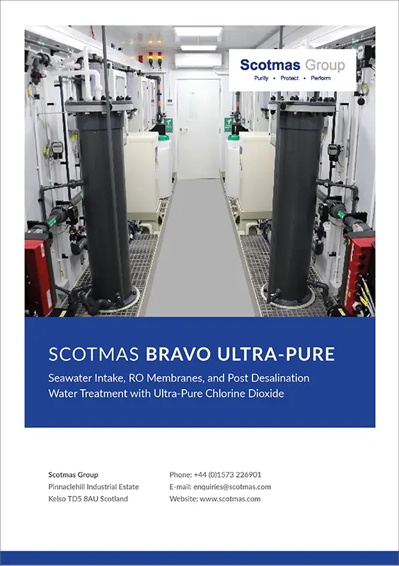 Scotmas Bravo Ultra-Pure Chlorine Dioxide Generator Brochure