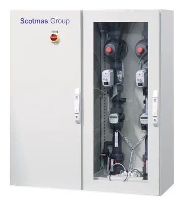 Scotmas Bravo MX Chlorine Dioxide Dosing Unit.