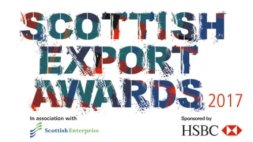 Scottish Export Awards 2017 Logo. Scotmas - Chlorine Dioxide Specialist.