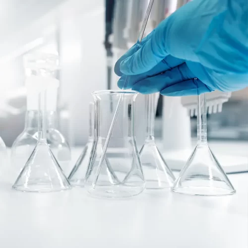 Chemist working in lab. Scotmas - Chlorine Dioxide Specialist.