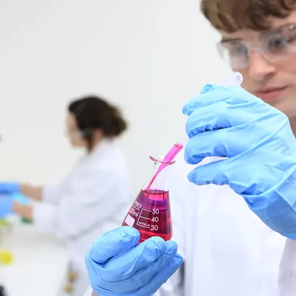 Chemists working in lab. Scotmas - Chlorine Dioxide Specialist.