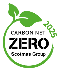 Scotmas Net Zero 2025 Logo