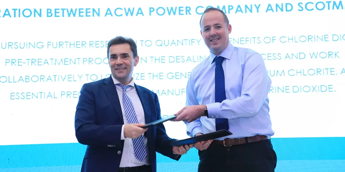 Scotmas and ACWA Power partner to promote “Green Desalination” and achieve UN Sustainable Development Goals.