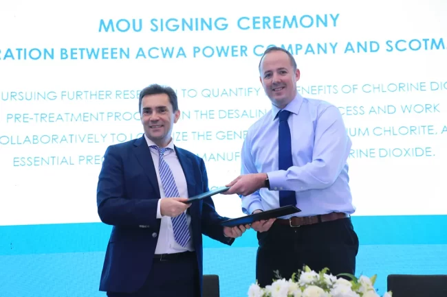 Scotmas and ACWA Power partner to promote “Green Desalination” and achieve UN Sustainable Development Goals.