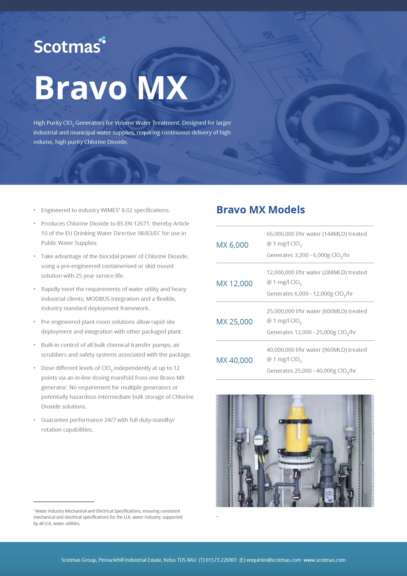 Scotmas Bravo MX Sales Sheet
