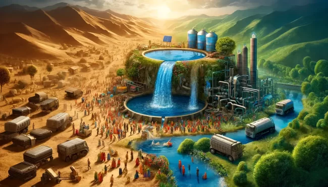 The critical necessity of advancing clean drinking water access amidst escalating global population and water scarcity. The critical necessity of advancing clean drinking water access amidst escalating global population and water scarcity. Scotmas