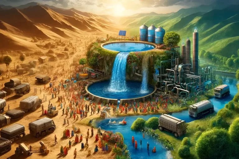 The critical necessity of advancing clean drinking water access amidst escalating global population and water scarcity. Scotmas