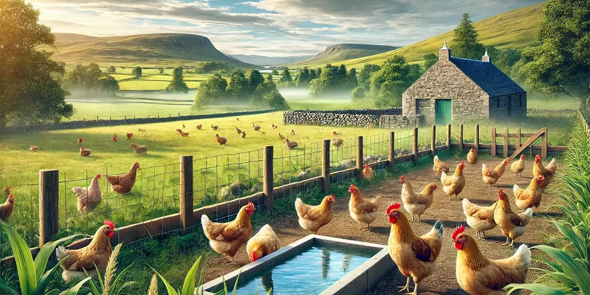 Drinking water in poultry farming