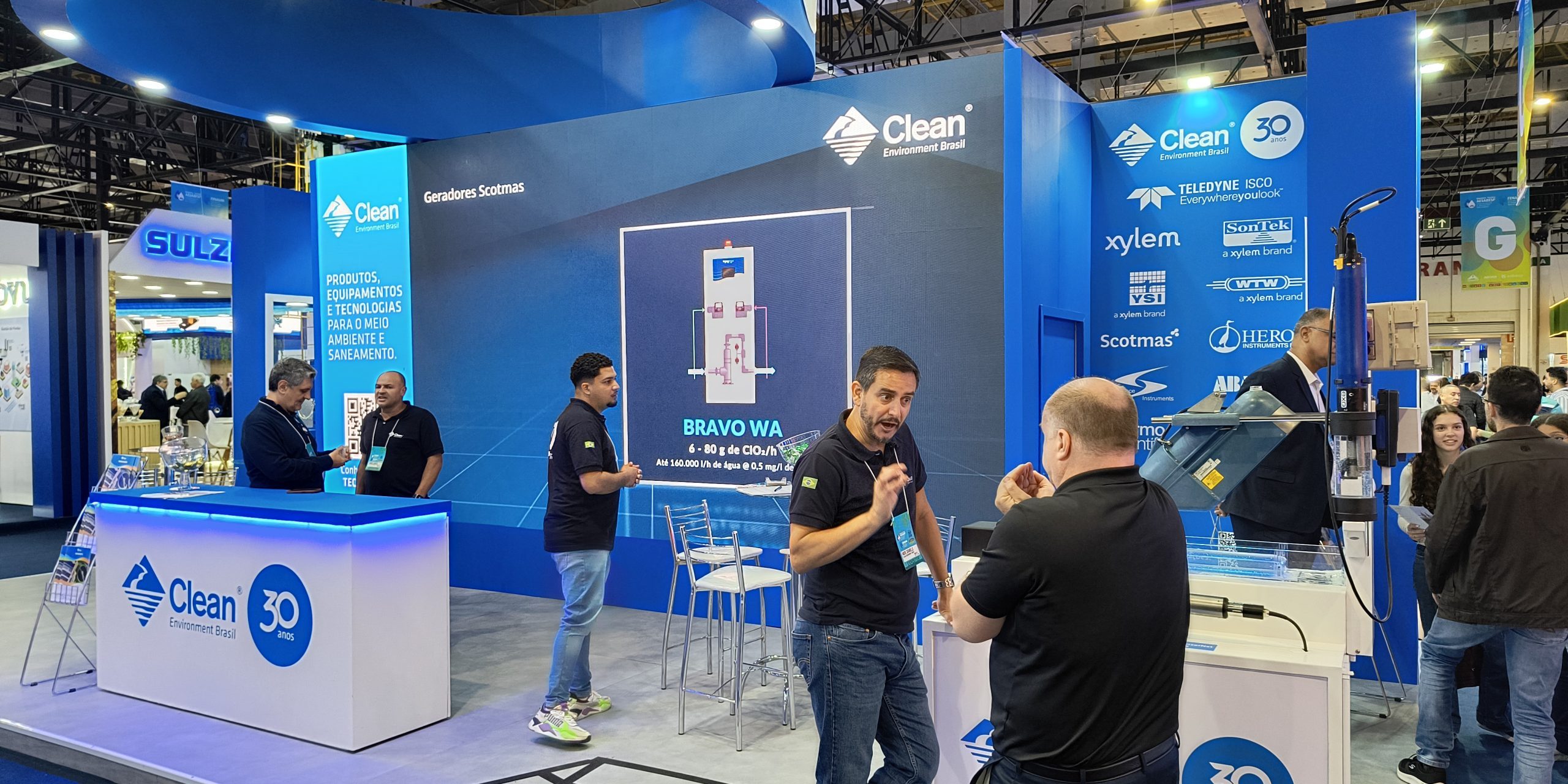 Scotmas’ Brazilian partner, Clean Environment Brasil, is currently exhibiting at FENASAN 2025