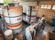 Two chemical tanks in water treatment plant